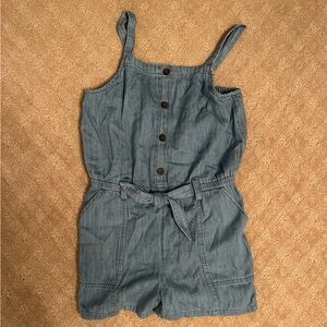 Old Navy Kids Blue Denim Romper
